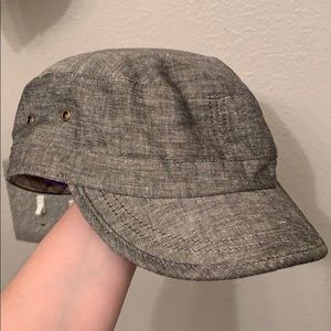 Heathered Gray Messenger Cap